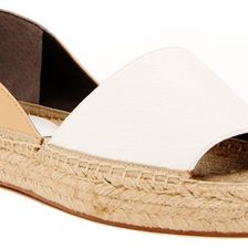 Rebecca Minkoff Glenn Platform Espadrille Flat NUDE-WHITE