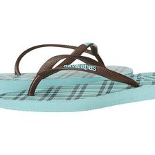 Incaltaminte Femei Havaianas Slim Retro Flip Flops Ice Blue