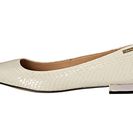 Incaltaminte Femei Calvin Klein Ellasandra Soft White Laquered Snake Print Leather