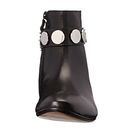 Incaltaminte Femei Costume National Flat Bootie w Stud Ankle Strap Black