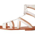 Incaltaminte Femei Frye Ruth Gladiator Short Sandal White Soft Full Grain