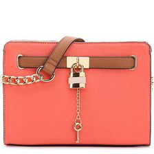 Accesorii Femei Mix No 6 Mix No 6 Fellow Crossbody Bag Coral