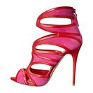 Incaltaminte Femei Alexander McQueen Sandal Pelle S Cuoio BouganvilleFlame 151