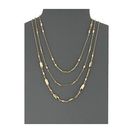Bijuterii Femei LAUREN Ralph Lauren Golden Opulence 18-22quot 3 Row Metal Nugget Necklace Gold