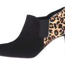 Incaltaminte Femei Cole Haan Maxfield Shootie Black SuedeOcelot Printed Haircalf