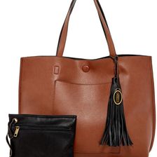 CARLOS by Carlos Santana Leslie Tote & Wristlet COGNAC