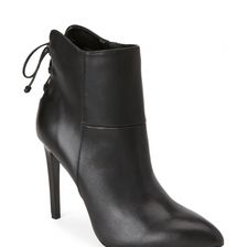 Incaltaminte Femei French Connection Black Monay Laced-Back High Heel Ankle Boots Black