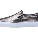 Incaltaminte Femei Vans Classic Slip-Ontrade (Cracked Metallic) GunmetalTrue White