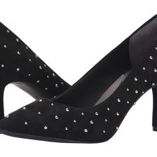 Rockport Total Motion 75mm Pointy Toe Pump Black Kid Suede Studs