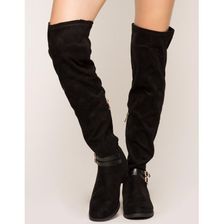 Incaltaminte Femei CheapChic Buckle Up Boot Black