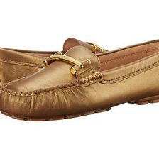 Incaltaminte Femei LAUREN Ralph Lauren Caliana Vintage Gold Pearlized Nappa