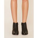 Incaltaminte Femei Forever21 Faux Leather Chelsea Boots Black