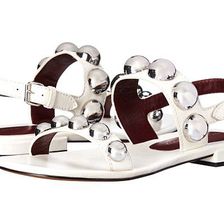 Incaltaminte Femei Marc by Marc Jacobs Joni Flat Sandal Talc