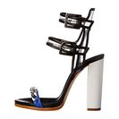 Incaltaminte Femei DSQUARED2 Sandal Blue Nero Ayers PVC