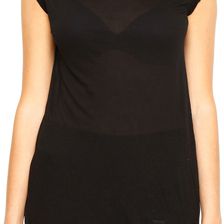 Dark Shadow Column T-Shirt BLACK