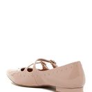 Incaltaminte Femei 14th Union Chanda Studded Double Mary Jane Flat NUDE FAUX PATENT