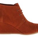 Incaltaminte Femei TOMS Desert Wedge Cognac Suede