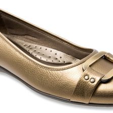 Trotters Sizzle Bronze Metallic Tumbled Lthr
