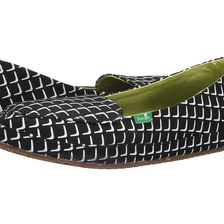 Sanuk Blanche Prints Black Cube