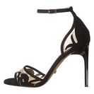 Incaltaminte Femei Diane Von Furstenberg Vanessa Black SuedeNude Mesh