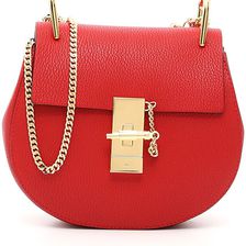 Chloe Mini Drew Bag PLAID RED