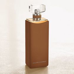 Ralph Lauren Brown Leather EDP Case Brown