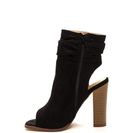 Incaltaminte Femei CheapChic Heel Me Slouchy Cut-out Booties Black