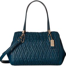 COACH Madison Gathered Twist Madeline East/West Satchel Dark Teal