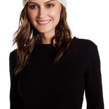 Accesorii Femei David Young Embellished Knit Head Wrap BEIGE