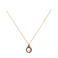 Bijuterii Femei Forever21 Rhinestone Pendant Necklace Goldcream