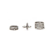 Bijuterii Femei Forever21 Burnished Midi Ring Set Bsilver