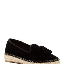 Incaltaminte Femei Steve Madden Tassee Smoking Flat BLACK SUEDE