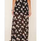 Incaltaminte Femei Forever21 Faux-Wrap Floral Maxi Skirt Blackrose