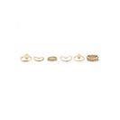 Bijuterii Femei Forever21 Spiral Rhinestone Ring Set Antique goldclear
