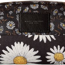 Marc Jacobs BYOT Mixed Daisy Flower Cosmetics Large Cosmetic Black Multi