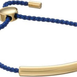 Michael Kors Adjustable Macrame Bracelet Gold/Navy
