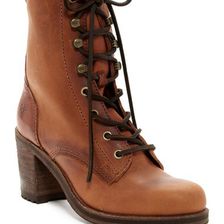 Incaltaminte Femei Frye Karen Lace Short Boot COGNAC