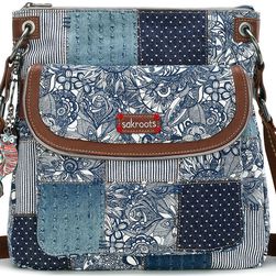 Sakroots Artist Circle Flap Crossbody Navy Spirit Desert Patch