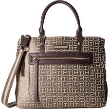 Tommy Hilfiger Gabriella - Convertible Tote Tan/Dark Chocolate
