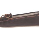 Incaltaminte Femei Minnetonka Leather Cally Slipper Black Suede