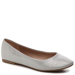 Incaltaminte Femei Mix No 6 Danzey Metallic Ballet Flat Silver Metallic