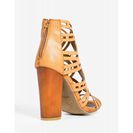 Incaltaminte Femei CheapChic Embark-15s Over You Heel Cognac