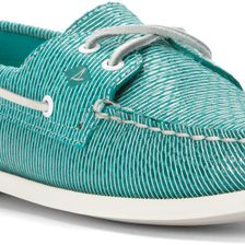 Sperry Top-Sider A/O 2-Eye Stripe Snake Light Teal