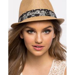 Accesorii Femei CheapChic Paisley Bandana Trim Fedora TanStone