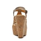 Incaltaminte Femei Korks by Kork-Ease Poppy Wedge Sandal BronzeGold