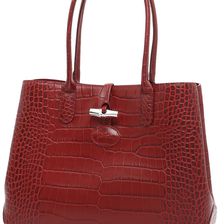 Longchamp Roseau Shopping Bag MOGANO
