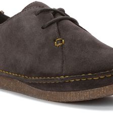Clarks Janey Mae Dark Grey Suede