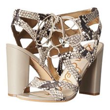 Incaltaminte Femei Sam Edelman Yardley Putty Shiny Burmese Python Print