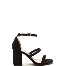 Incaltaminte Femei CheapChic New Muse Strappy Block Heels Black