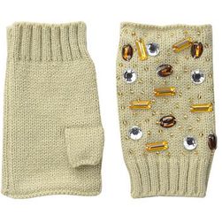 Accesorii Femei San Diego Hat Company KNG3399 Fingerless Gloves with Handstitched Faux Gems Camel